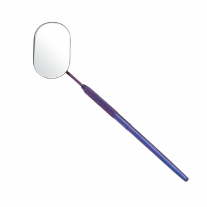 Mirror for eyelash extension procedure Enigma Purple Metallic (45*30 mm)